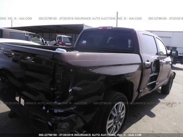 5TFAW5F11HX616762 - 2017 TOYOTA TUNDRA CREWMAX 1794/PLATINUM 棕色 照片 4