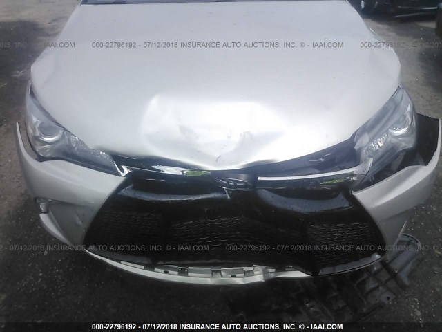 4T1BF1FK9FU935939 - 2015 TOYOTA CAMRY LE/XLE/SE/XSE GOLD photo 6