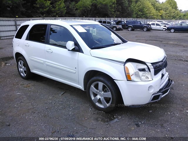 2CNDL937396239046 - 2009 CHEVROLET EQUINOX SPORT WHITE photo 1