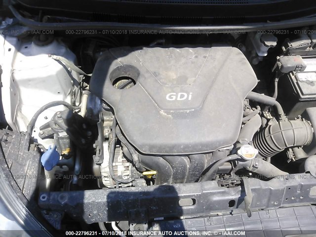 KMHCT5AE1DU084125 - 2013 HYUNDAI ACCENT GLS/GS SILVER photo 10