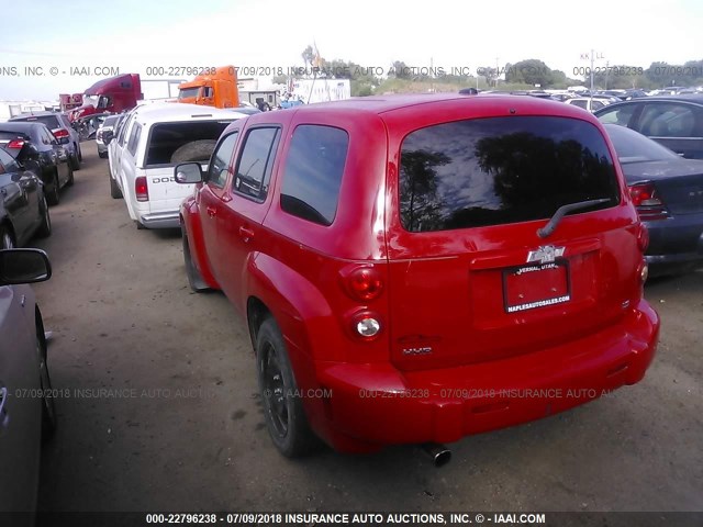 3GNDA13D18S643715 - 2008 CHEVROLET HHR LS Qırmızı foto 3