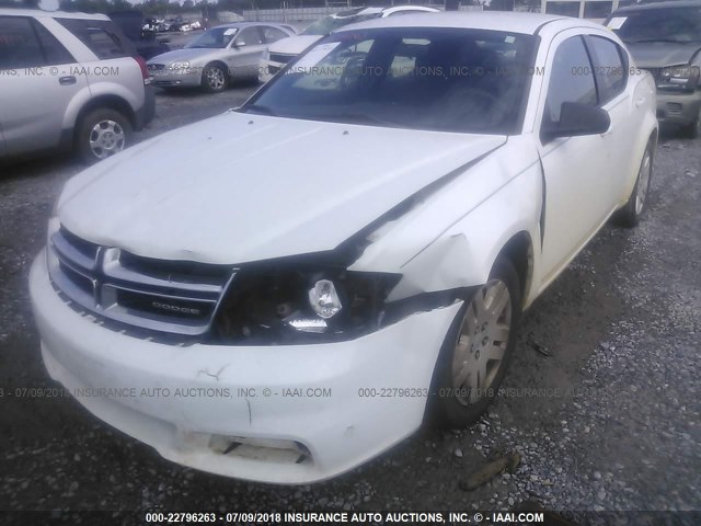 1B3BD4FB9BN563262 - 2011 DODGE AVENGER EXPRESS WHITE photo 6