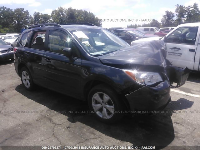 JF2SJABC5GH407506 - 2016 SUBARU FORESTER 2.5I GRAY photo 1