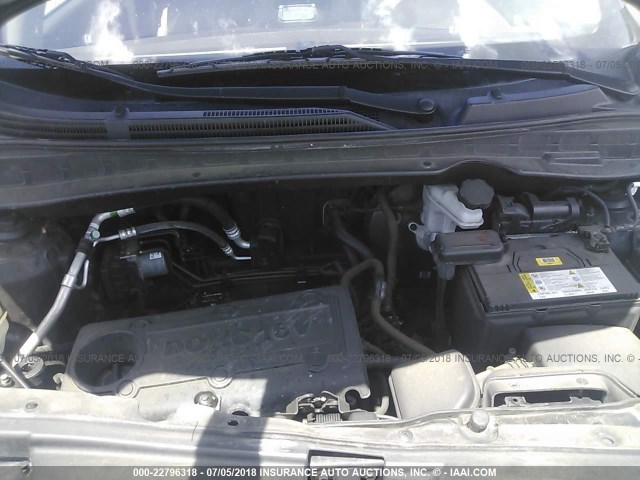 KM8JU3AC9DU741499 - 2013 HYUNDAI TUCSON GLS/LIMITED შავი ფოტო 10