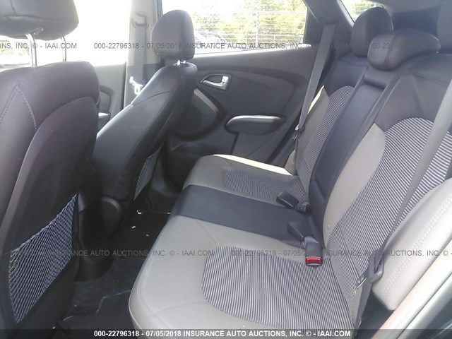 KM8JU3AC9DU741499 - 2013 HYUNDAI TUCSON GLS/LIMITED შავი ფოტო 8