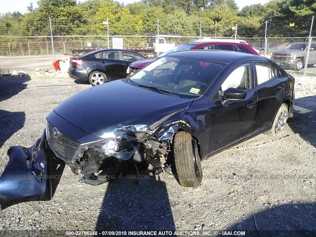 JM1BM1T79F1224902 - 2015 MAZDA 3 SV BLUE photo 2