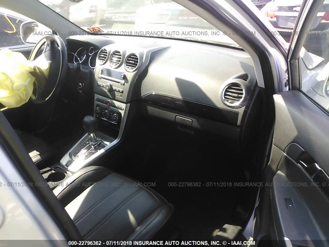 3GNAL4EK9DS638802 - 2013 CHEVROLET CAPTIVA LTZ SILVER photo 5