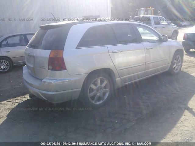 2A8GF78X57R211422 - 2007 CHRYSLER PACIFICA LIMITED SILVER photo 4