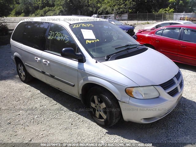 1D4GP45RX5B368984 - 2005 DODGE CARAVAN SXT SILVER photo 1