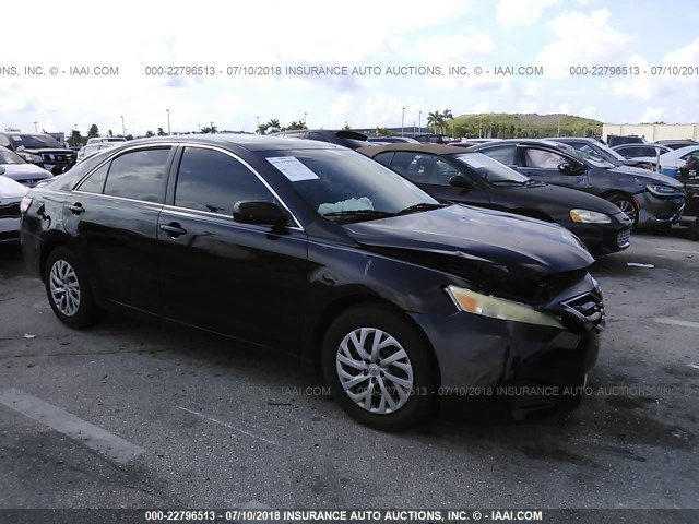 4T1BF3EK9BU130708 - 2011 TOYOTA CAMRY SE/LE/XLE BLACK photo 1