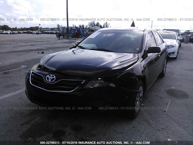 4T1BF3EK9BU130708 - 2011 TOYOTA CAMRY SE/LE/XLE BLACK photo 6