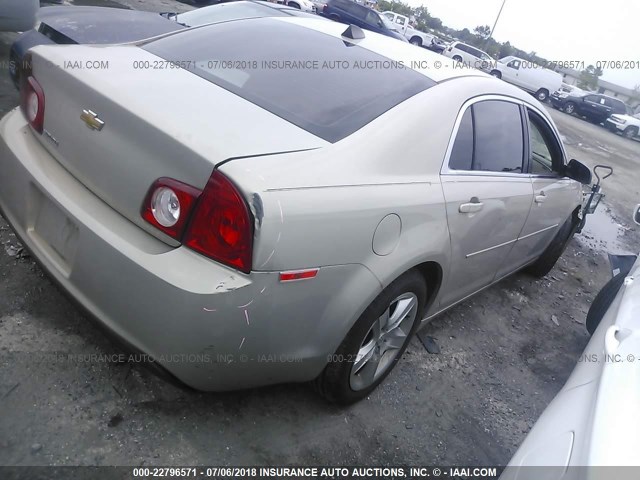 1G1ZB5E09CF195081 - 2012 CHEVROLET MALIBU LS Qızıl foto 4