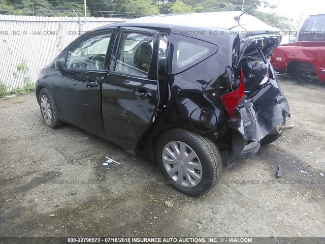 3N1CE2CP6FL366918 - 2015 NISSAN VERSA NOTE S/S PLUS/SV/SL/SR BLACK photo 3