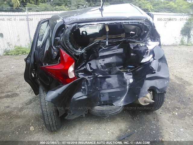 3N1CE2CP6FL366918 - 2015 NISSAN VERSA NOTE S/S PLUS/SV/SL/SR BLACK photo 6