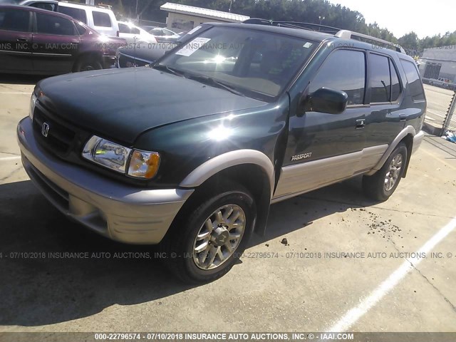 4S6DM58W2Y4415923 - 2000 HONDA PASSPORT EX/LX 绿色 照片 2