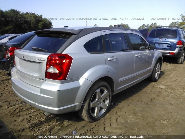 1B3HB78B69D224943 - 2009 DODGE CALIBER R/T SILVER photo 4