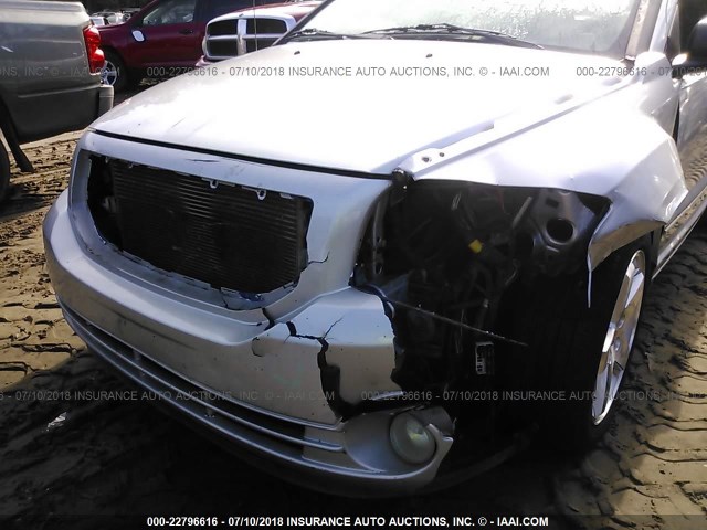 1B3HB78B69D224943 - 2009 DODGE CALIBER R/T SILVER photo 6