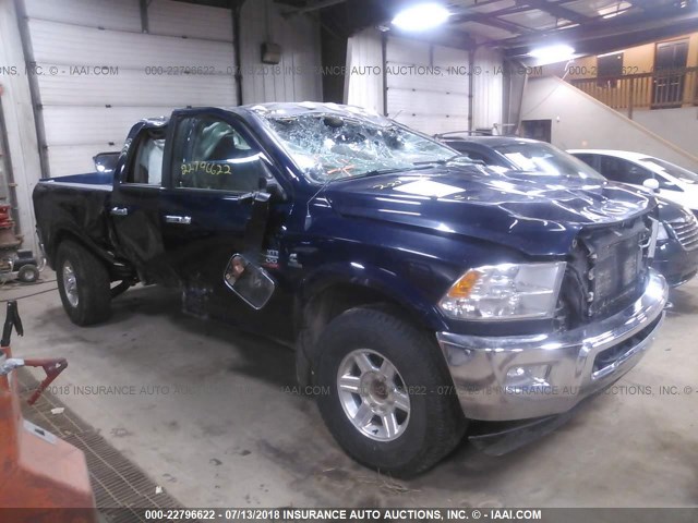 3C6UD5FL8CG260903 - 2012 DODGE RAM 2500 LARAMIE BLUE photo 1