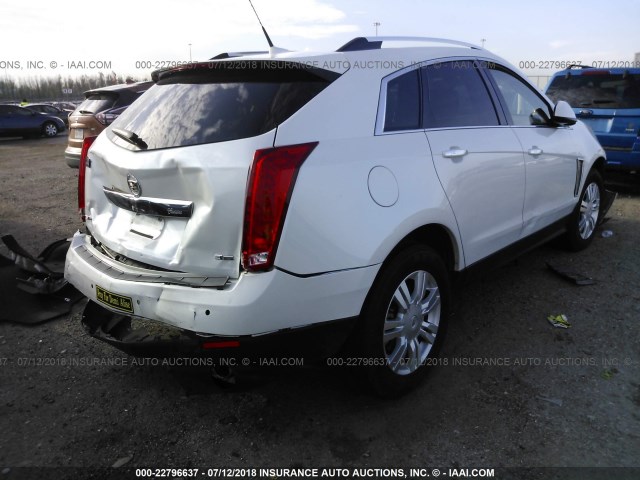 3GYFNCE37DS593056 - 2013 CADILLAC SRX LUXURY COLLECTION WHITE photo 4