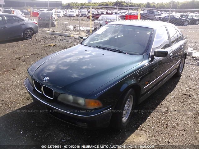 WBADD6328WGT95483 - 1998 BMW 528 I AUTOMATIC GREEN photo 2