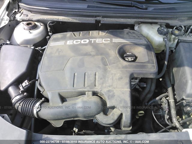 1G1ZH57B69F102247 - 2009 CHEVROLET MALIBU 1LT 金色 照片 10