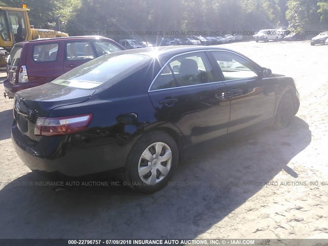 4T1BE46K97U165926 - 2007 TOYOTA CAMRY NEW GENERAT CE/LE/XLE/SE BLACK photo 4