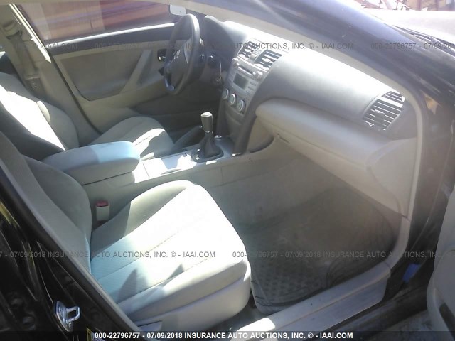 4T1BE46K97U165926 - 2007 TOYOTA CAMRY NEW GENERAT CE/LE/XLE/SE BLACK photo 5