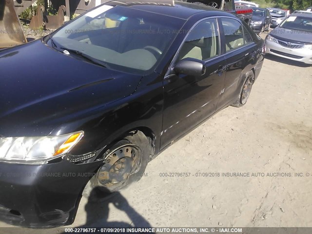 4T1BE46K97U165926 - 2007 TOYOTA CAMRY NEW GENERAT CE/LE/XLE/SE BLACK photo 6