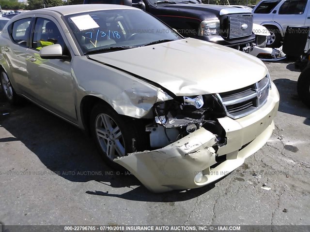 1B3CC5FB3AN167467 - 2010 DODGE AVENGER R/T GOLD photo 6