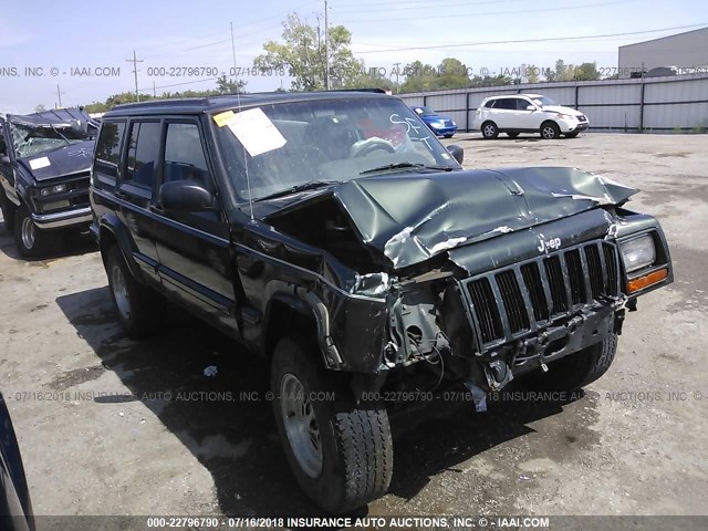 1J4FJ78S8VL575291 - 1997 JEEP CHEROKEE COUNTRY GREEN photo 1