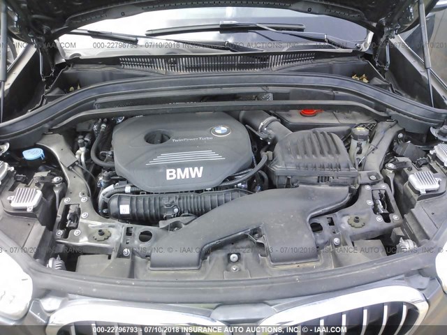 WBXHT3Z32G4A49265 - 2016 BMW X1 XDRIVE28I GRAY photo 10