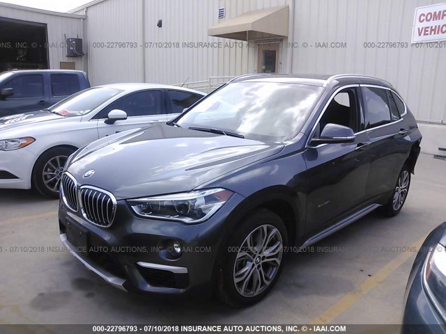 WBXHT3Z32G4A49265 - 2016 BMW X1 XDRIVE28I GRAY photo 2