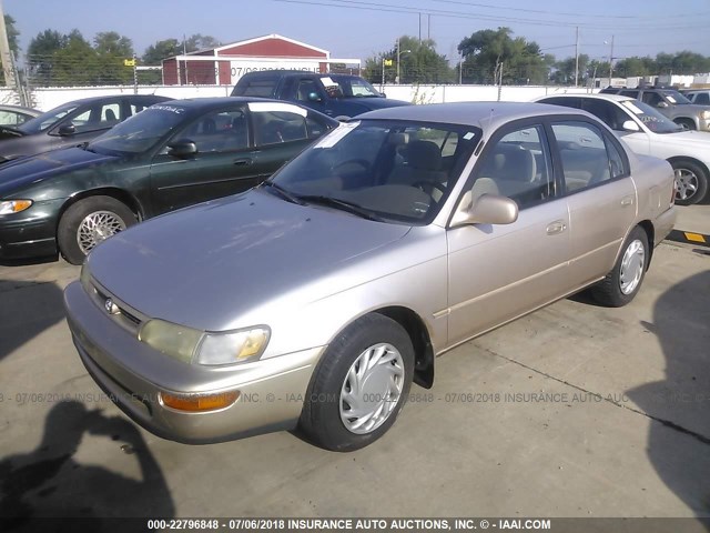 1NXBB02E5TZ483246 - 1996 TOYOTA COROLLA DX TAN photo 2