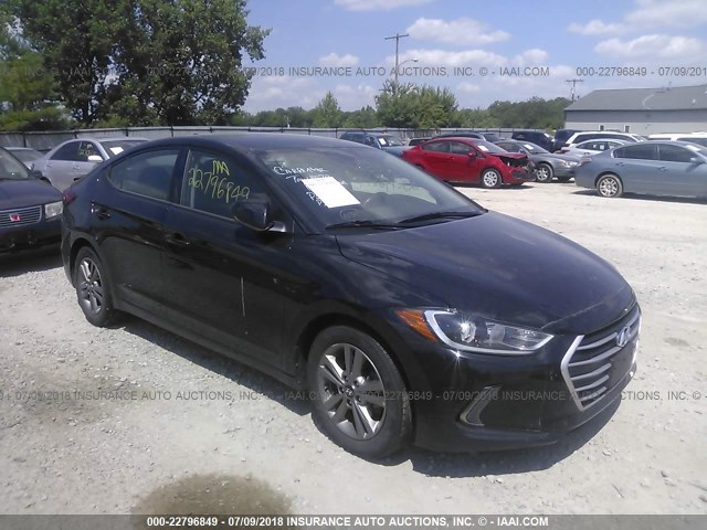 5NPD84LF9HH137227 - 2017 HYUNDAI ELANTRA SE/VALUE/LIMITED BLACK photo 1