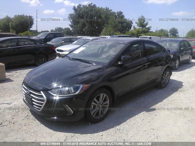 5NPD84LF9HH137227 - 2017 HYUNDAI ELANTRA SE/VALUE/LIMITED BLACK photo 2