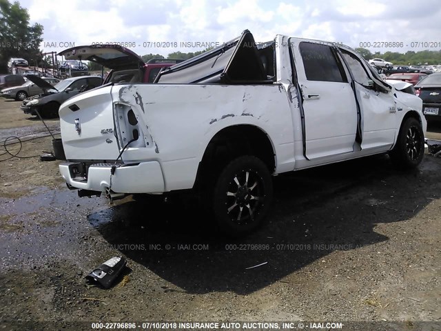 1C6RR7MT8GS188637 - 2016 RAM 1500 SPORT WHITE photo 4