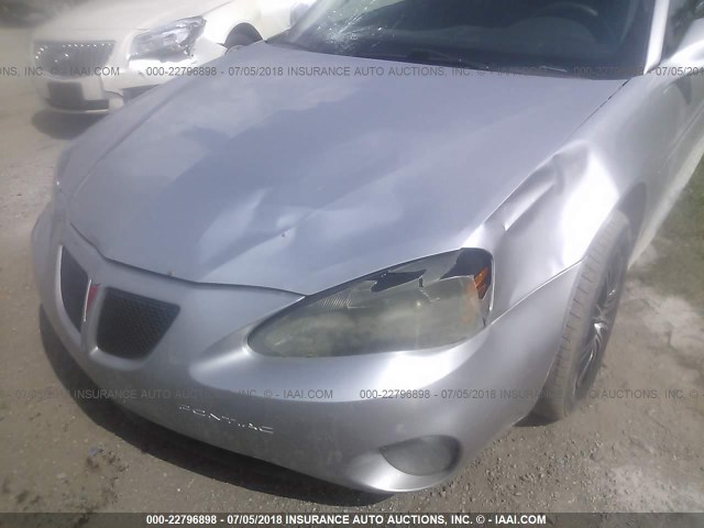 2G2WP552261199034 - 2006 PONTIAC GRAND PRIX SILVER photo 6