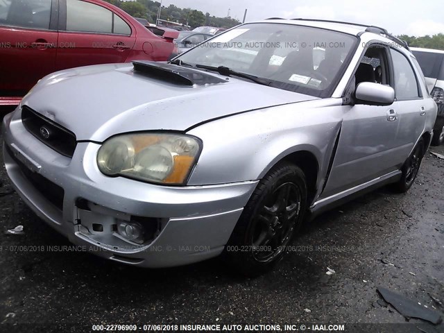 JF1GG29634G800002 - 2004 SUBARU IMPREZA WRX SILVER photo 2