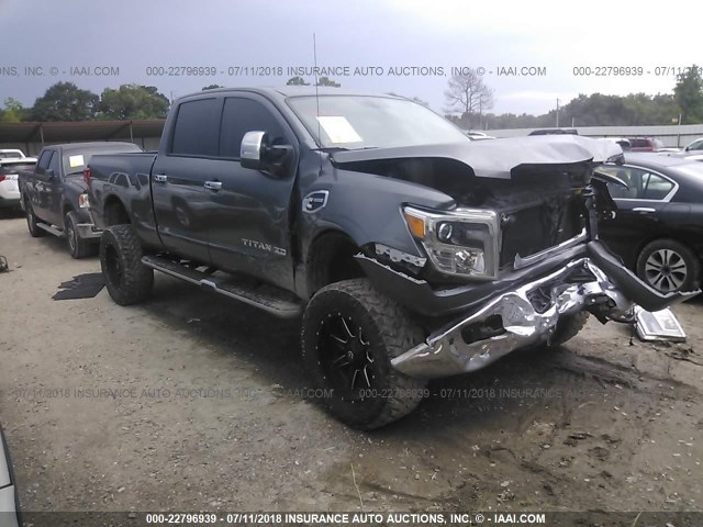 1N6BA1F49GN504482 - 2016 NISSAN TITAN XD SL/PRO-4X/PLAT RESERVE GRAY photo 1