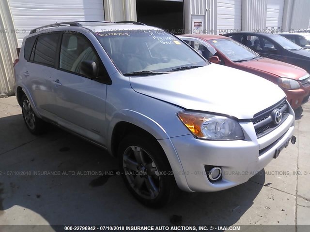 JTMRF4DV8AD023670 - 2010 TOYOTA RAV4 SPORT SILVER photo 1