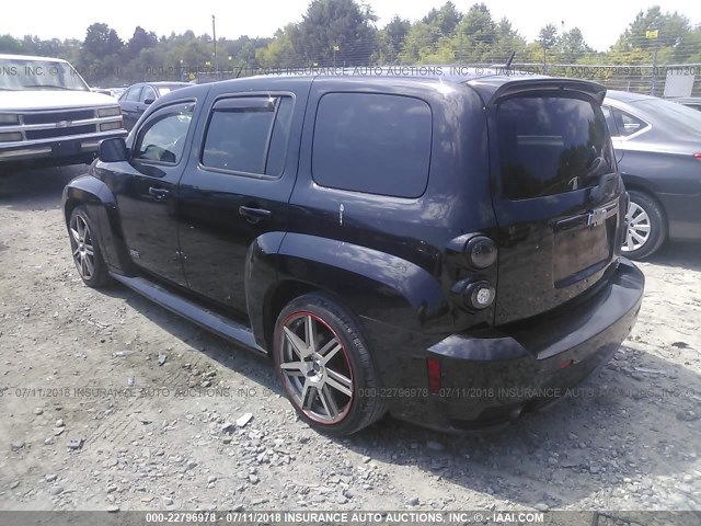 3GNDA73XX8S637327 - 2008 CHEVROLET HHR SS 黑色 照片 3