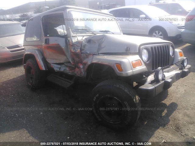 1J4FA59S93P329522 - 2003 JEEP WRANGLER / TJ SAHARA BEIGE photo 1