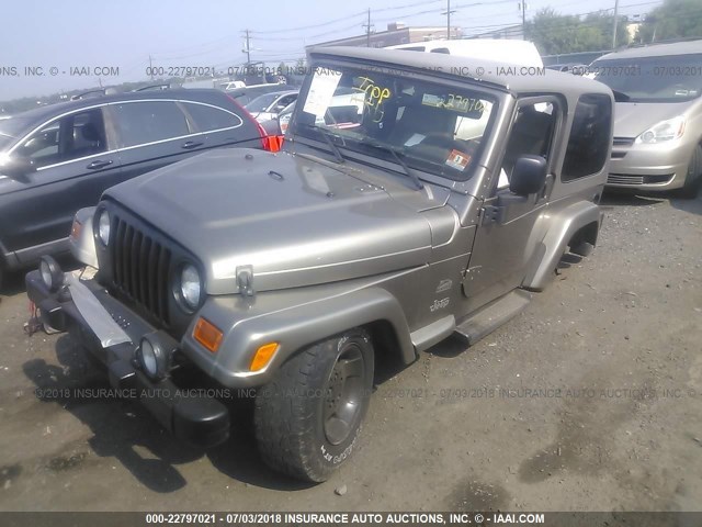 1J4FA59S93P329522 - 2003 JEEP WRANGLER / TJ SAHARA BEIGE photo 2