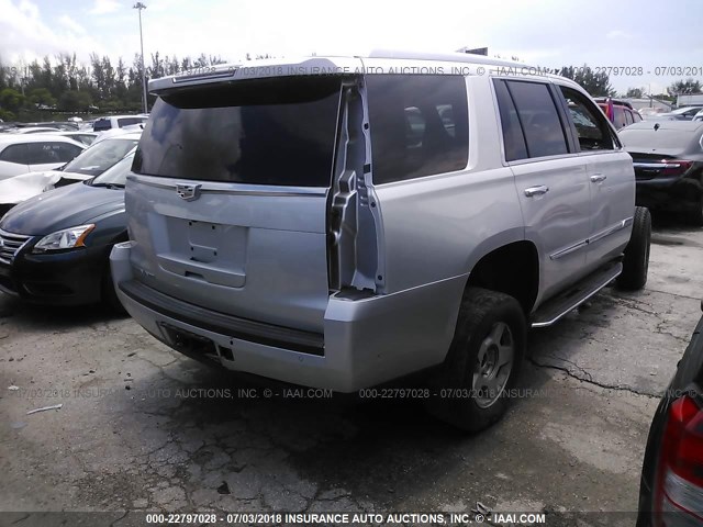 1GYS3AKJ6HR217517 - 2017 CADILLAC ESCALADE SILVER photo 4