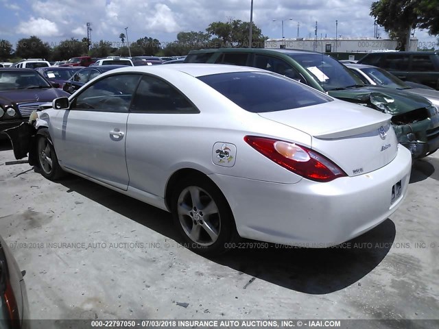 4T1CA38P14U022886 - 2004 TOYOTA CAMRY SOLARA SE/SLE WHITE photo 3