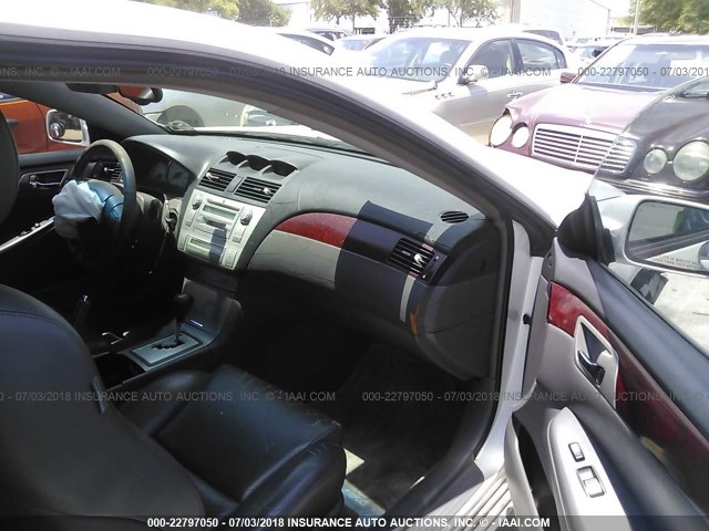 4T1CA38P14U022886 - 2004 TOYOTA CAMRY SOLARA SE/SLE თეთრი ფოტო 5