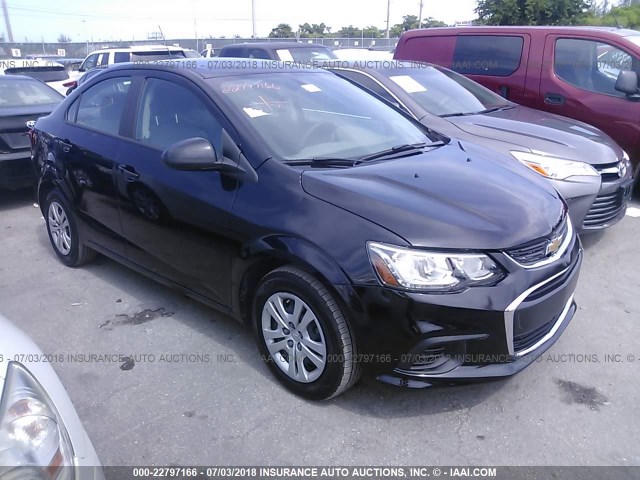 1G1JB5SH0H4134468 - 2017 CHEVROLET SONIC LS 黑色 照片 1