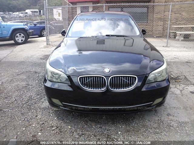 WBANW13568CZ74235 - 2008 BMW 535 I BLACK photo 6