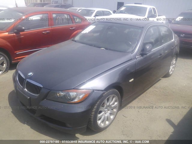 WBAVD33516KV64740 - 2006 BMW 330 XI Dark Blue photo 2