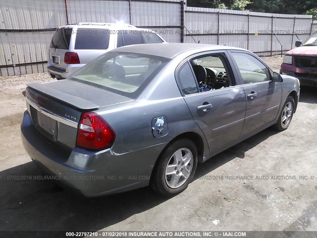 1G1ZT52865F238348 - 2005 CHEVROLET MALIBU LS Boz foto 4